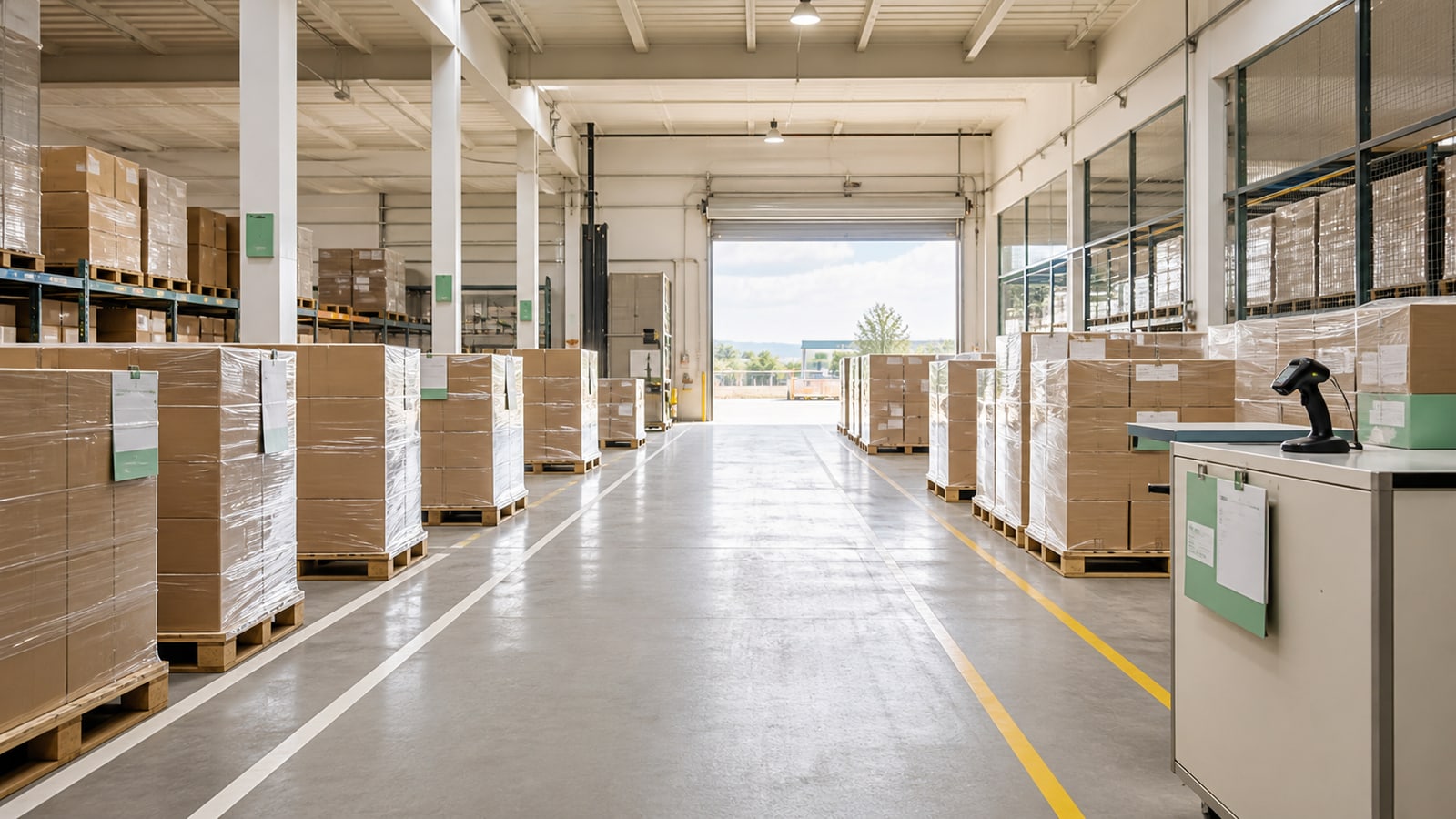 Finished goods dispatch warehouse video poster